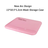 KN95 Mask Storage Case Disposable Mask Storage Box N95 Portable Mask Storage Box Face Mask Storage Holder Case