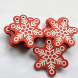 New Year and Christmas Wood Ornaments