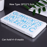 KN95 Mask Storage Case Disposable Mask Storage Box N95 Portable Mask Storage Box Face Mask Storage Holder Case