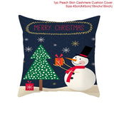 45x45cm Cartoon Santa Claus Elk Christmas Pillowcase 2020 Christmas Decor for Home Merry Christmas Ornament Navidad Xmas Gifts