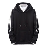 Stripe Stitching Comfortable Guards Hoodies