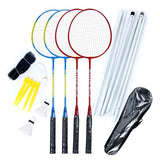 Portable Outdoor Badminton Combo Set Badminton Professional Badminton Rackets Set Family  Badminton Racket