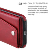 Wallet Flip PU Leather Case For iPhones