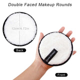 1/3Pcs Makeup Remover Pads Microfiber Reusable Face Towel Make-up Wipes Cloth Washable Cotton Pads Skin Care Cleansing Puff