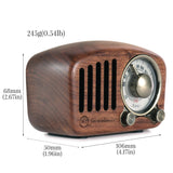 Classical retro radio receiver portable