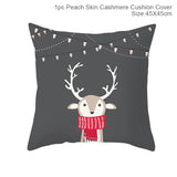 45x45cm Cartoon Santa Claus Elk Christmas Pillowcase 2020 Christmas Decor for Home Merry Christmas Ornament Navidad Xmas Gifts