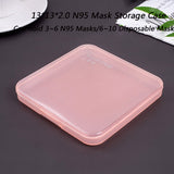 KN95 Mask Storage Case Disposable Mask Storage Box N95 Portable Mask Storage Box Face Mask Storage Holder Case