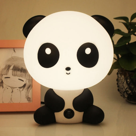 Cute Cartoon panda Night light table desk lamp LED for Children Baby Gifts Bedroom bedside Sleeping lamp indoor decor Lighting