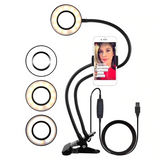 Selfie Ring Light Phone Holder Stand