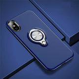 Magnetic case with finger ring for iPhone