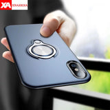 Magnetic case with finger ring for iPhone