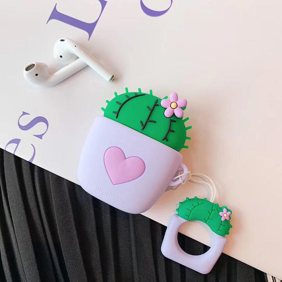 GT Potted Cactus Wireless Bluetooth Earphone Case