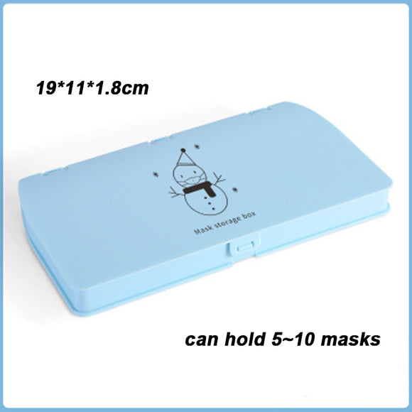 KN95 Mask Storage Case Disposable Mask Storage Box N95 Portable Mask Storage Box Face Mask Storage Holder Case