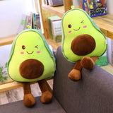 30-85CM Cute 3D Avocado Stuffed Plush Toy Soft Baby Doll Cartoon Fruit Pillow Sofa Cushion kids Girls Christmas birthday Gifts