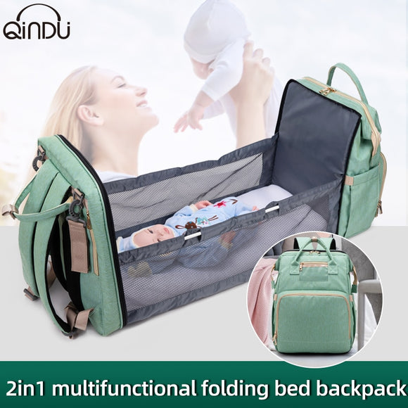 2-in-1 Multifunctional Diaper Bag