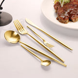 Gold Cutlery Set