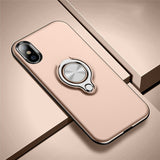 Magnetic case with finger ring for iPhone