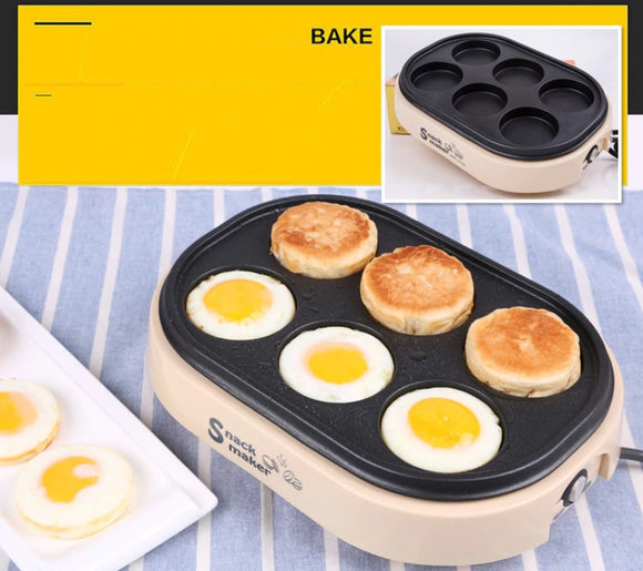 Electric Mini Bread Pie Egg Pancake Maker