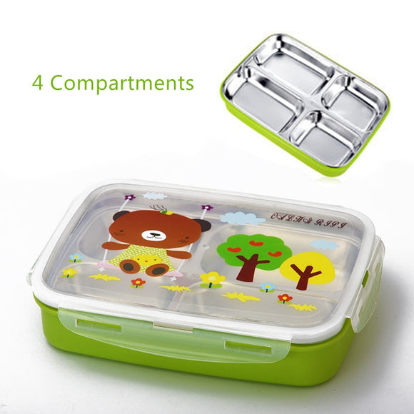 Stainless steel cute bento lunch box