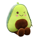 30-85CM Cute 3D Avocado Stuffed Plush Toy Soft Baby Doll Cartoon Fruit Pillow Sofa Cushion kids Girls Christmas birthday Gifts