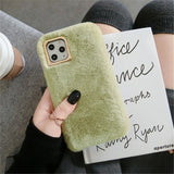 Lovebay Plush Furry Fluffy Fur Phone Case For iPhone