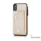 Wallet Flip PU Leather Case For iPhones