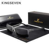 KINGSEVEN Brand Design Fashion Aluminum Magnesium Sunglasses Men Polarized Driving Eyewear