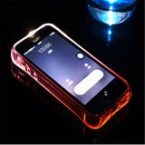 KISSCASE LED Flash TPU Case For iPhone 6S 6 7 8 Plus 5S 5 SE Cases Transparent Call Flash Luminous Shell For iPhone X 10 Cover