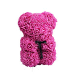 40cm Rose Bear Heart  Artificial Flower Rose Teddy Bear For Women Valentine's Wedding Birthday Christmas Gift