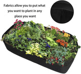 1pcs Fabric Flower Grow Bag Vegetable Planting Bag Raised Garden Bed Square Garden Planter Pot With Handles For Plants Flower z2