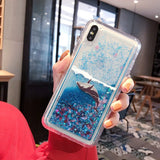 Dolphin Liquid Case For iPhone