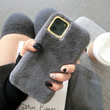 Lovebay Plush Furry Fluffy Fur Phone Case For iPhone