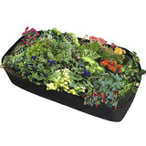 1PC Fabric Raised Garden Bed Rectangle Breathable Planting Container Growth Bag Home Garden Supplies