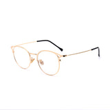 Round Cat Eyeglasses