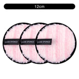 1/3Pcs Makeup Remover Pads Microfiber Reusable Face Towel Make-up Wipes Cloth Washable Cotton Pads Skin Care Cleansing Puff