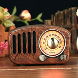 Classical retro radio receiver portable