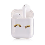 Clear Case For Airpods Art Transparent Case For AirPods 1/2 Case Hard PC Protective Cover Wireless Earphone Case